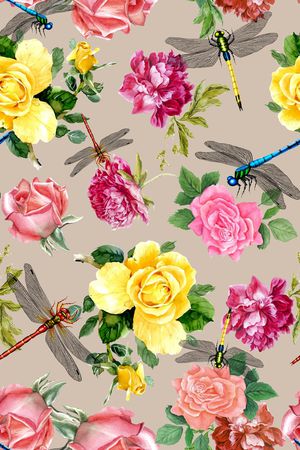 水彩印花华亿平台图片