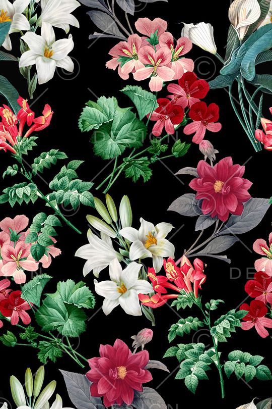 花朵印花华亿平台图片