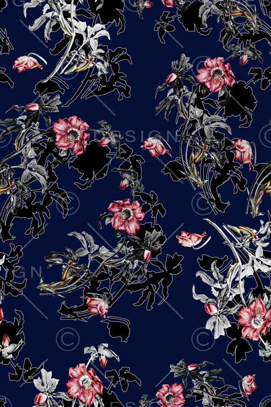 花朵印花华亿平台图片