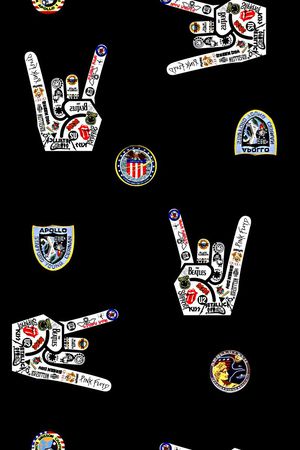 休闲男装印花华亿平台图片