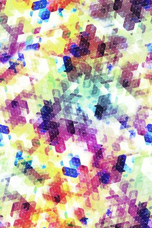 色块印花华亿平台图片