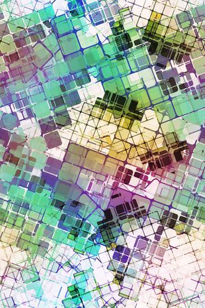 几何印花华亿平台图片