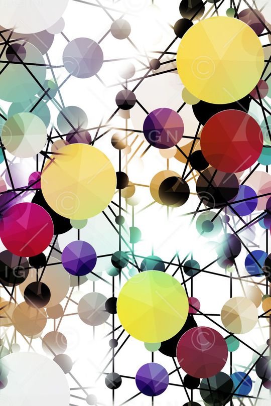 圆圈印花华亿平台图片