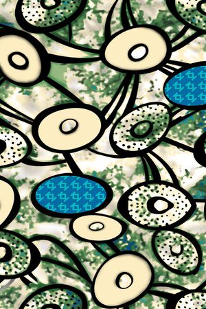 圆圈印花华亿平台图片