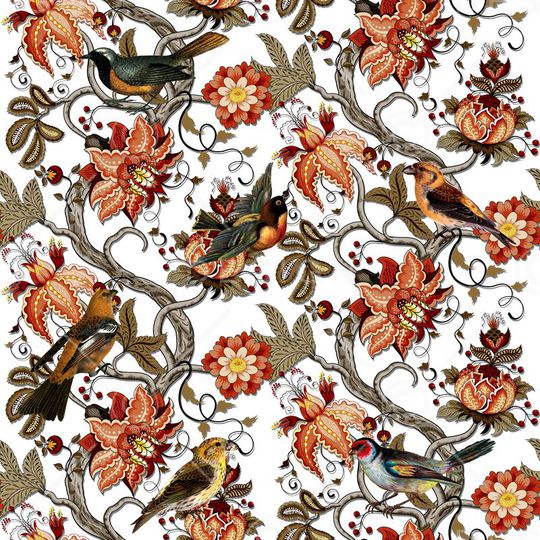 中国风印花华亿平台图片