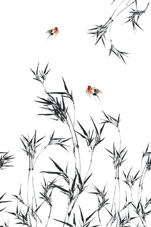 中国风印花华亿平台图片