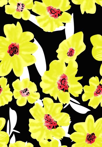 小碎花印花华亿平台图片