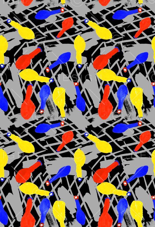 几何印花华亿平台图片