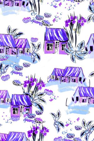 小碎花印花华亿平台图片