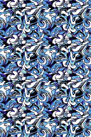 不规则几何图形印花华亿平台图片