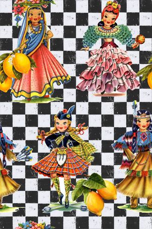 几何印花华亿平台图片