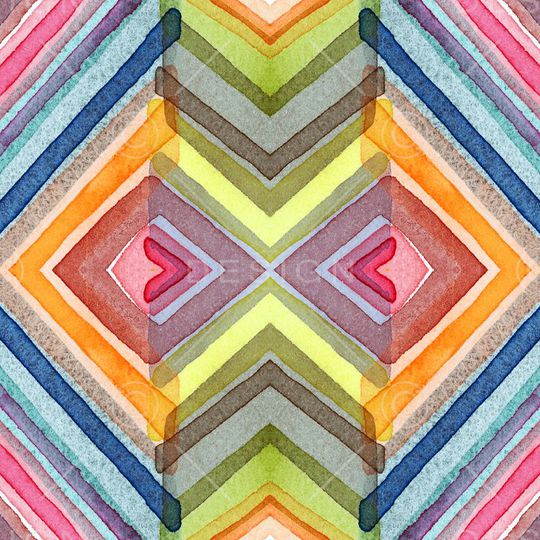 不规则几何印花华亿平台图片