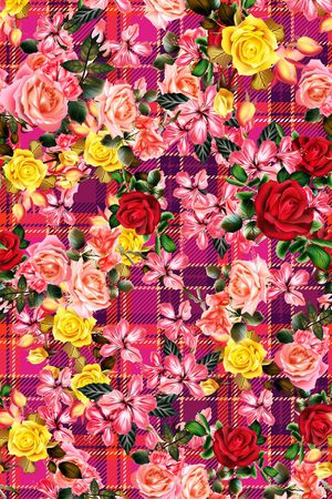 romantic印花华亿平台图片