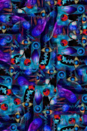 复古印花华亿平台图片