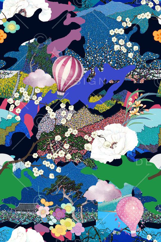 彩块印花华亿平台图片