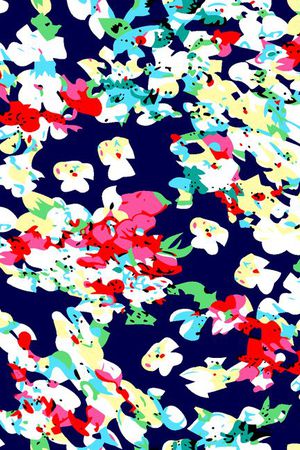 小碎花印花华亿平台图片