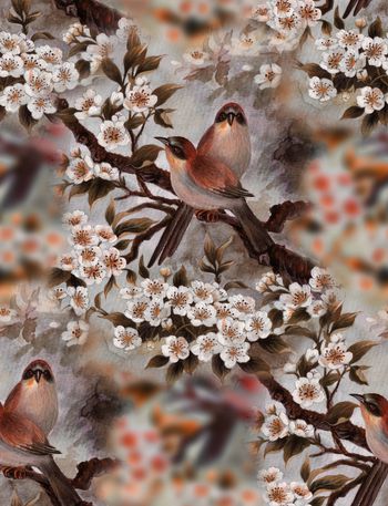 中国风印花华亿平台图片