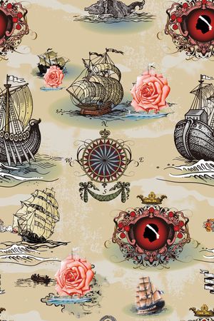 帆船印花华亿平台图片