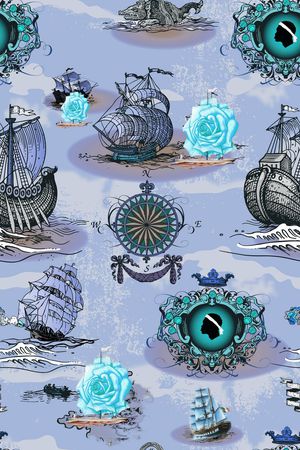 帆船印花华亿平台图片