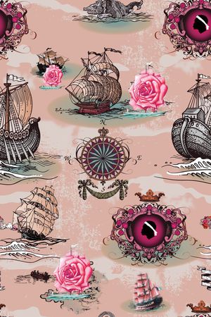 帆船印花华亿平台图片