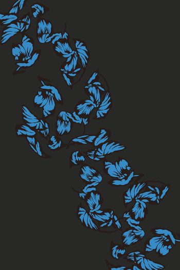 卷草纹印花华亿平台图片