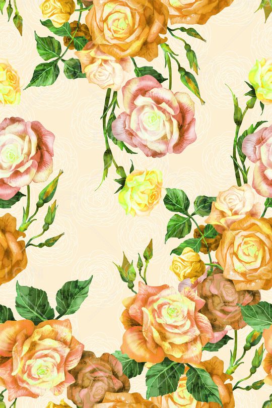 牡丹印花华亿平台图片