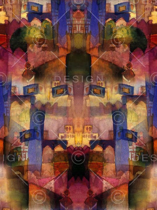 抽象印花华亿平台图片