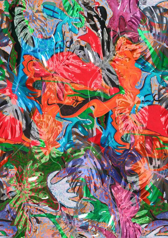 女装华亿平台印花华亿平台图片