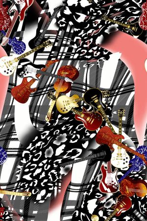 抽象印花华亿平台图片