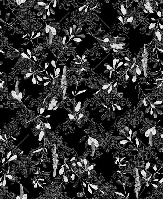 树叶印花华亿平台图片