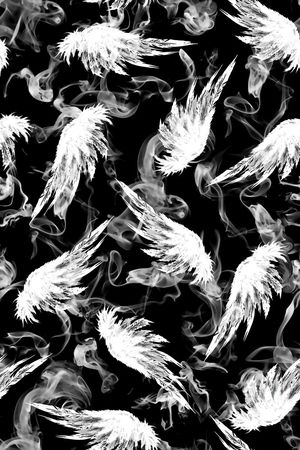 烟雾纹理印花华亿平台图片