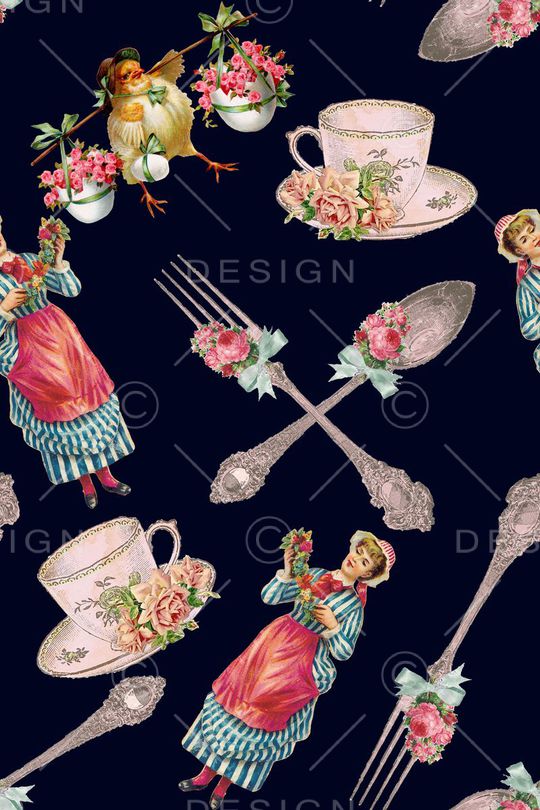 人物印花华亿平台图片