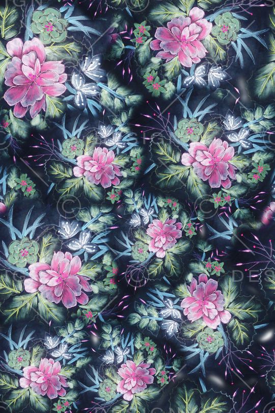 烟墨印花华亿平台图片