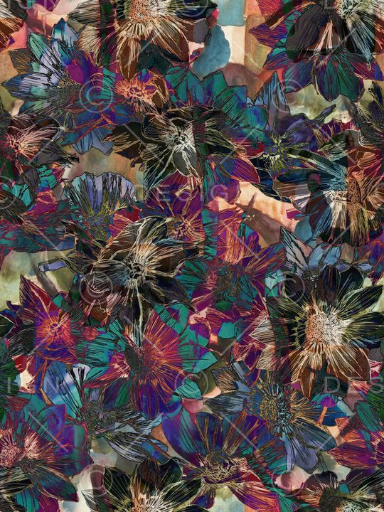 植物印花华亿平台图片