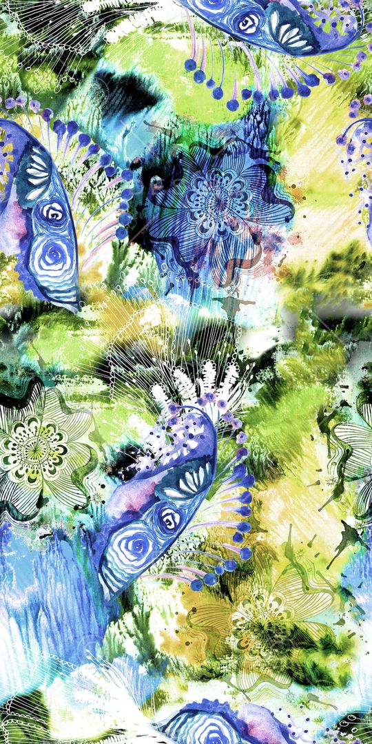 抽象印花华亿平台图片