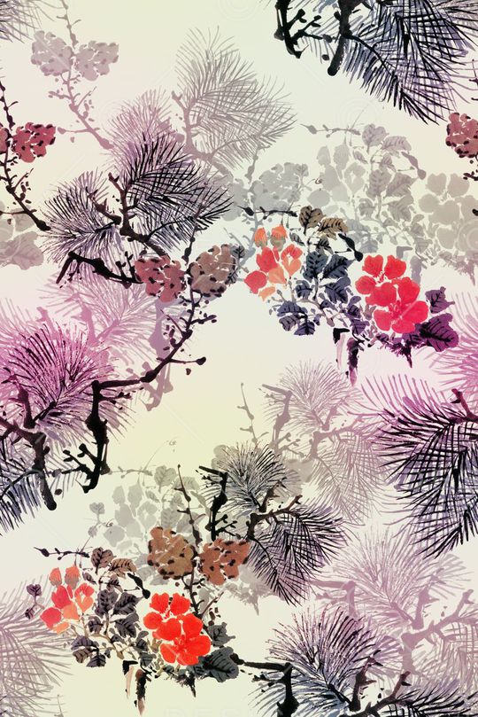 花朵印花华亿平台图片