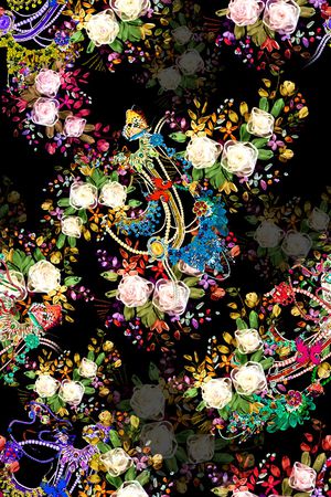 女装印花华亿平台图片