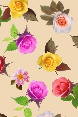 玫瑰印花华亿平台图片