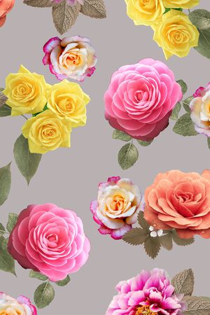 牡丹印花华亿平台图片