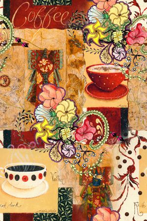 抽象印花华亿平台图片