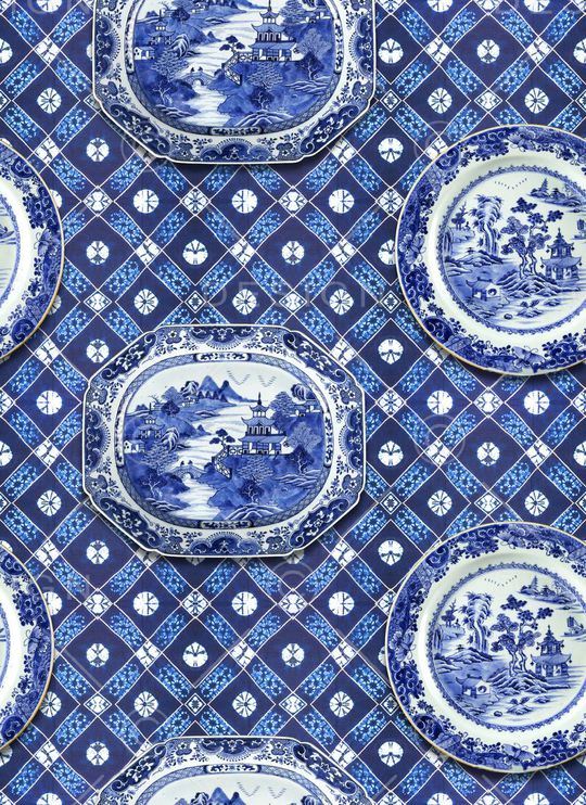 中国风印花华亿平台图片