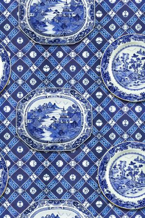 中国风印花华亿平台图片