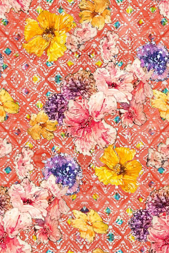 扎染印花华亿平台图片