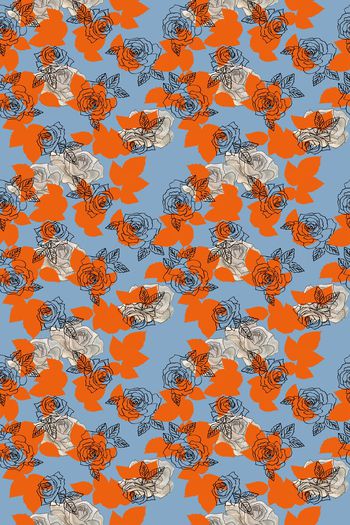 乱花印花华亿平台图片