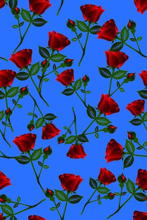 大小花卉印花华亿平台图片