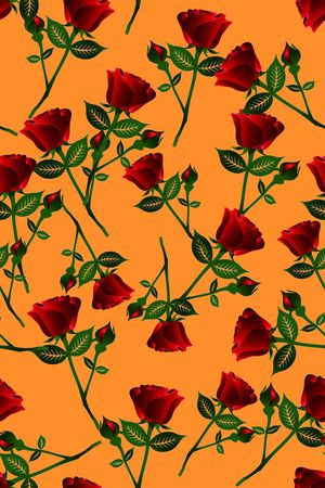 大小花卉印花华亿平台图片