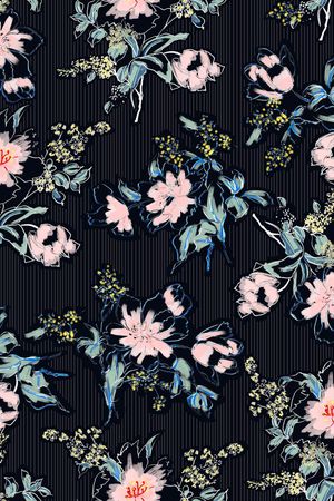 手绘印花华亿平台图片