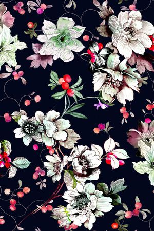 手绘印花华亿平台图片