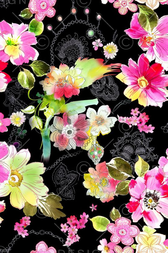 手绘印花华亿平台图片