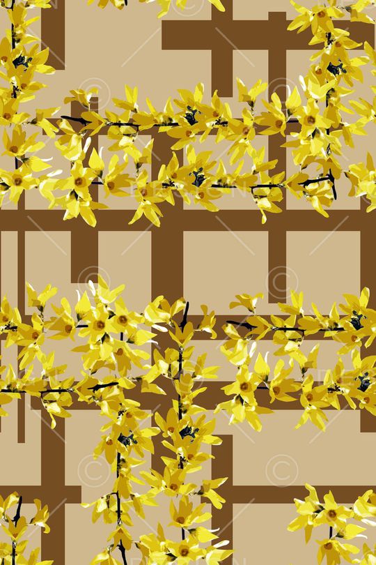 几何组合印花华亿平台图片